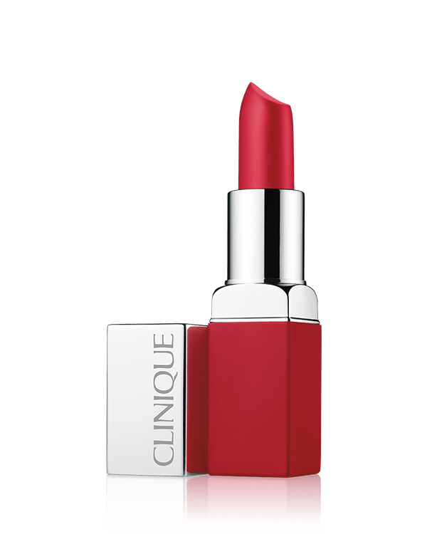 Clinique Pop™ Matte Lip Colour + Primer, Eine dramatische Farbexplosion, matte Farbe + Primer in einem, hohe Deckkraft.
