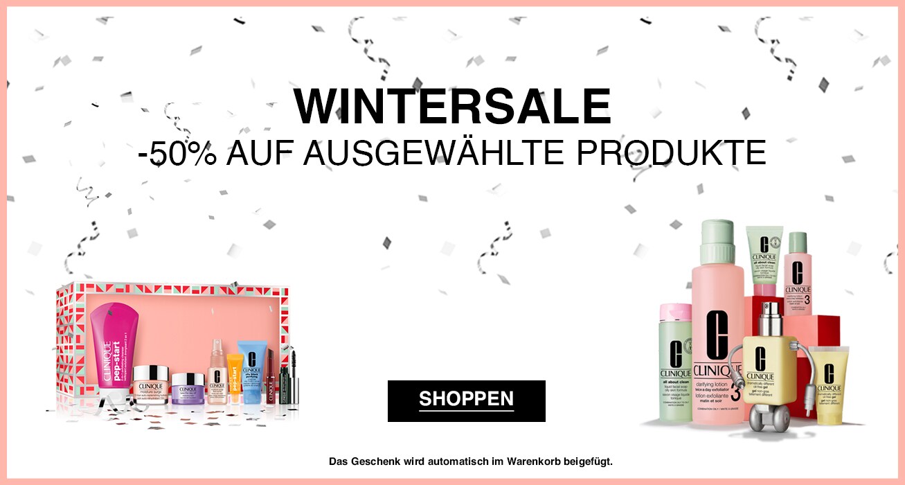 WINTERSALE 50% AUF AUSGEWÄHLTE PRODUKTE