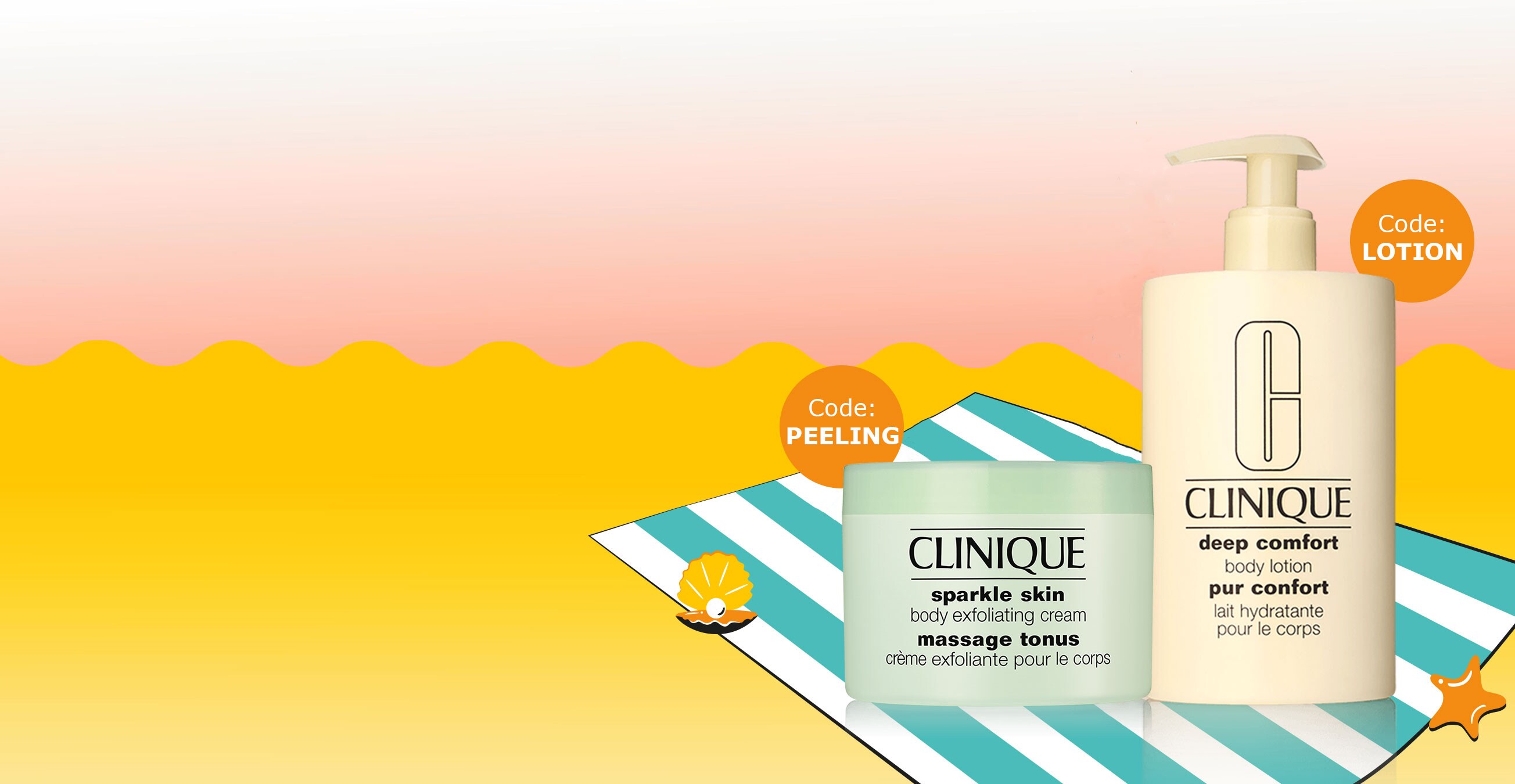 Choose GWP: Lotion or Peeling 69€
