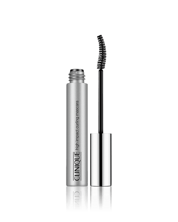 High Impact Curling Mascara, Formt die Wimpern zu ihrem längsten, schwungvollsten Look. Resistent gegen Verschmieren und Krümmeln für bis zu 24 Stunden.