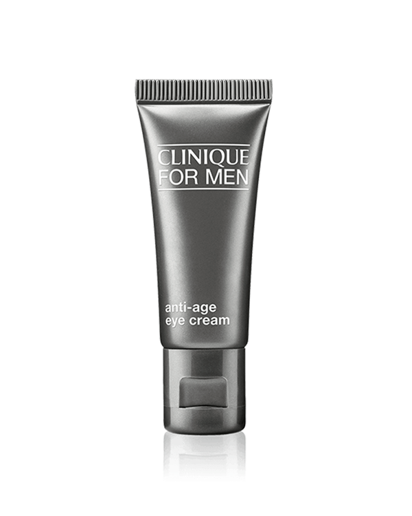 Clinique for Men™ Anti-Age Eye Cream, Feuchtigkeitsspendende Creme, bekämpft Linien und Falten in der Augenpartie.