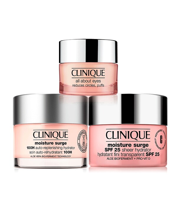 Moisture Surge Favorites, Unser Moisture Surge Favoriten in einem attraktiven Set. Im Wert von €149.50.