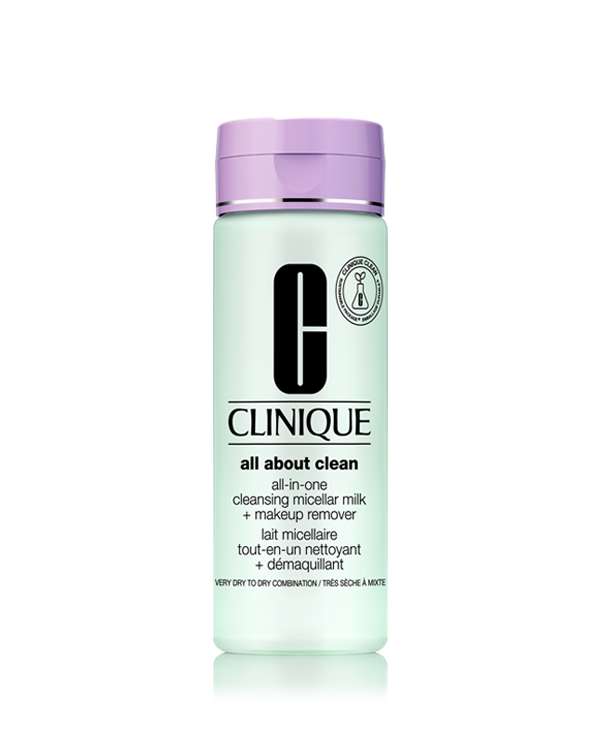 All-in-One Cleansing Micellar Milk + Makeup Remover, Eine Formel die gleichzeitig Makeup entfernt und reinigt.