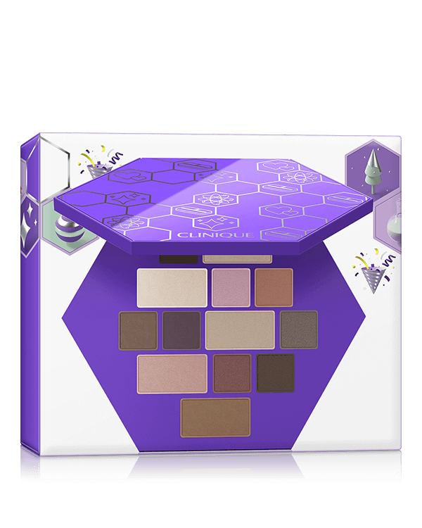 Light Up Your Eyes Set, Eine limitierte Festtagspalette von All About Shadow™ in 13 partytauglichen Farbtönen.