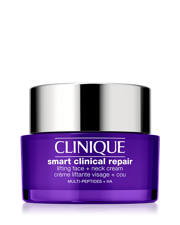 Clinique Smart Clinical Repair™ Lifting Face + Neck Cream, Leistungsstarke Creme, die sichtbar strafft und Linien und Falten reduziert.
