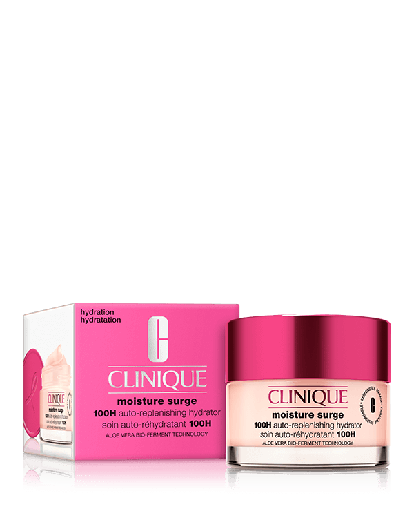 Limited Edition Moisture Surge™ 100H Auto-Replenishing Hydrator, Feuchtigkeit, auf die Verlass ist. Zu Ehren der Brustkrebsforschung.&lt;br&gt;