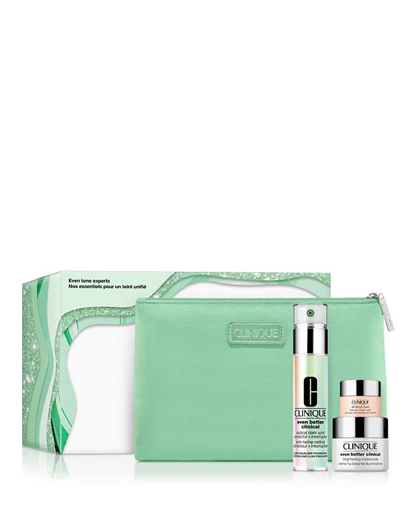 Even Tone Experts Skincare Set, Clinique Bestseller für eine strahlendere und ebenmässigere Haut.