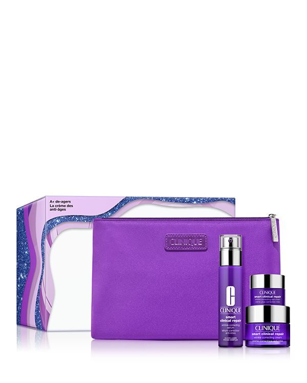 A+ De-Agers Skincare Set, Eine Zusammenstellung unserer besten Formeln für Ergebnisse, die sich sehen lassen können.