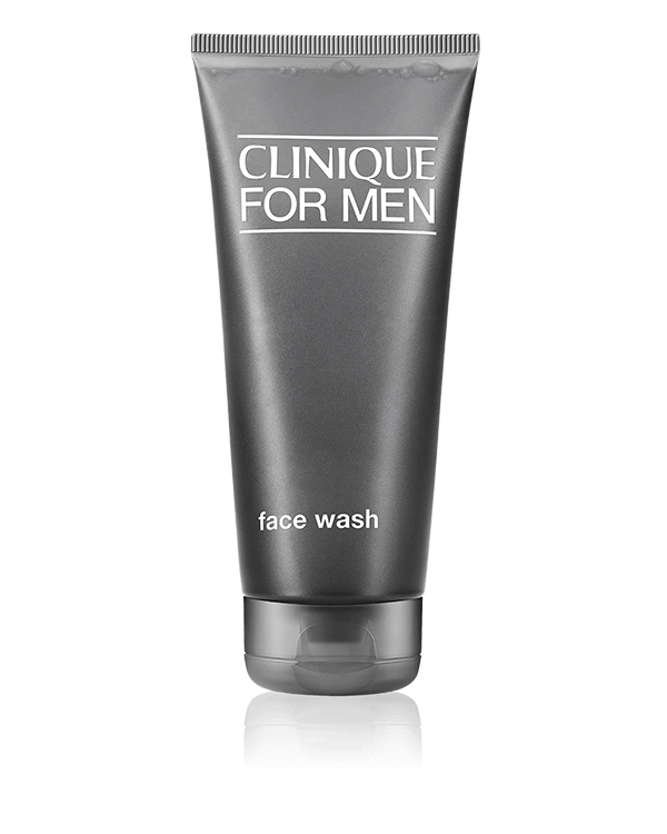 Clinique For Men™ Face Wash, Sanfte, jedoch gründliche Reinigung für normale bis trockene Haut.