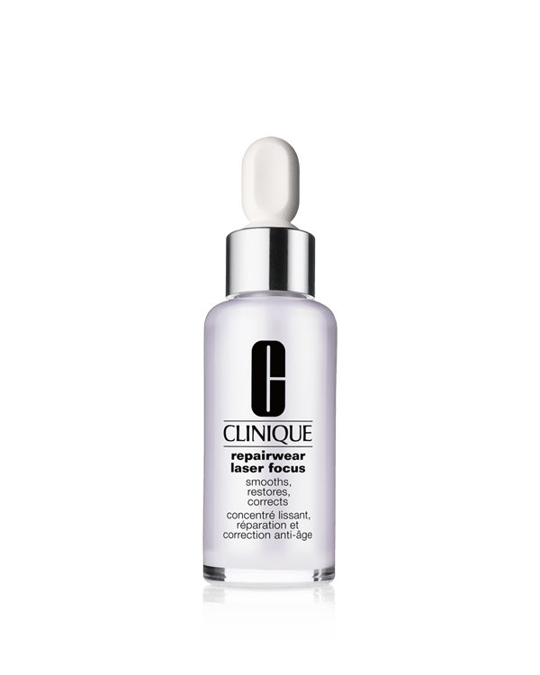 Repairwear Laser Focus™ Smooths, Restores, Corrects, Seidiges Anti-Aging Serum reduziert sichtbar Linien und Falten.