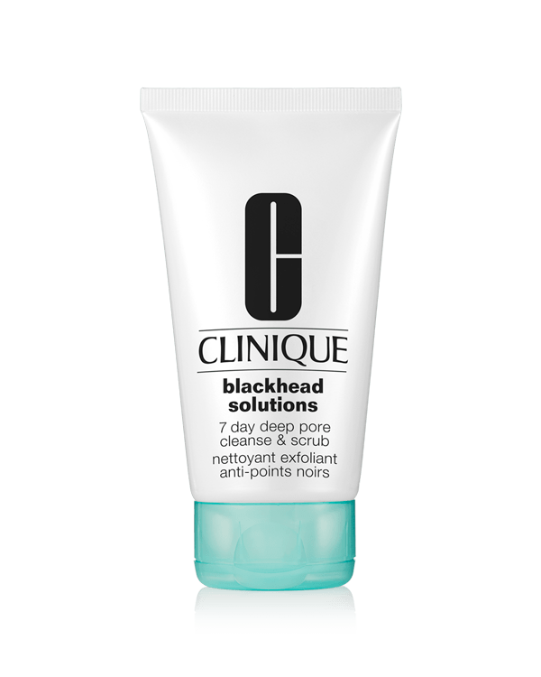 Blackhead Solutions 7 Day Deep Pore Cleanse &amp; Scrub, Eine 3-in-1 Cleanser-Scrub-Masken-Formulierung, die das Erscheinungsbild sichtbarer Poren und Mitesser mindert.