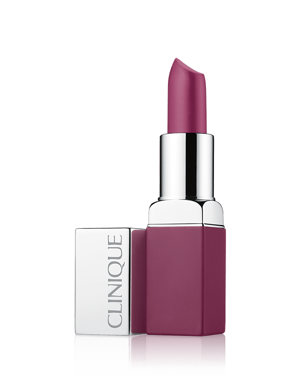 Clinique Pop™ Matte Lip Colour + Primer, Eine dramatische Farbexplosion, matte Farbe + Primer in einem, hohe Deckkraft.