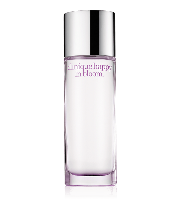 Happy in Bloom™ Perfume Spray, Ein leuchtender, blumiger Duft mit frischer Kopfnote und einem Herz aus Maiglöckchen und Fresie, kombiniert mit Bernstein und weißem Holz.